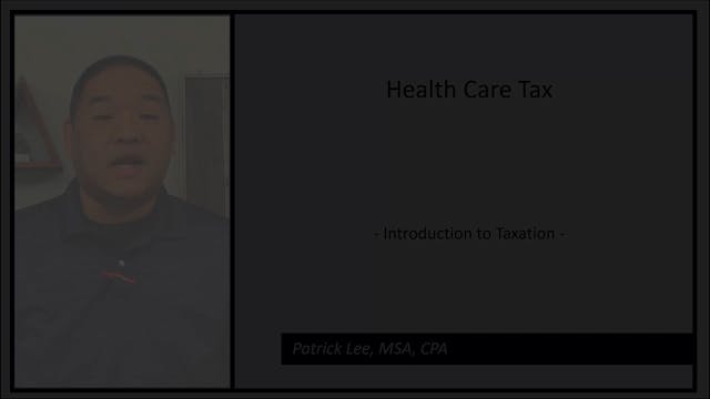 Lesson 1.8 - Health Care Tax