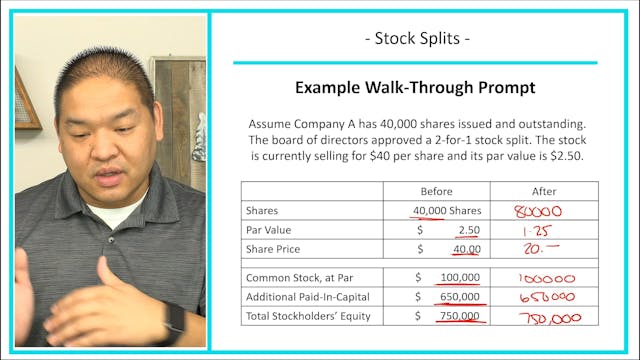 Lesson 11.9 - Stock Splits