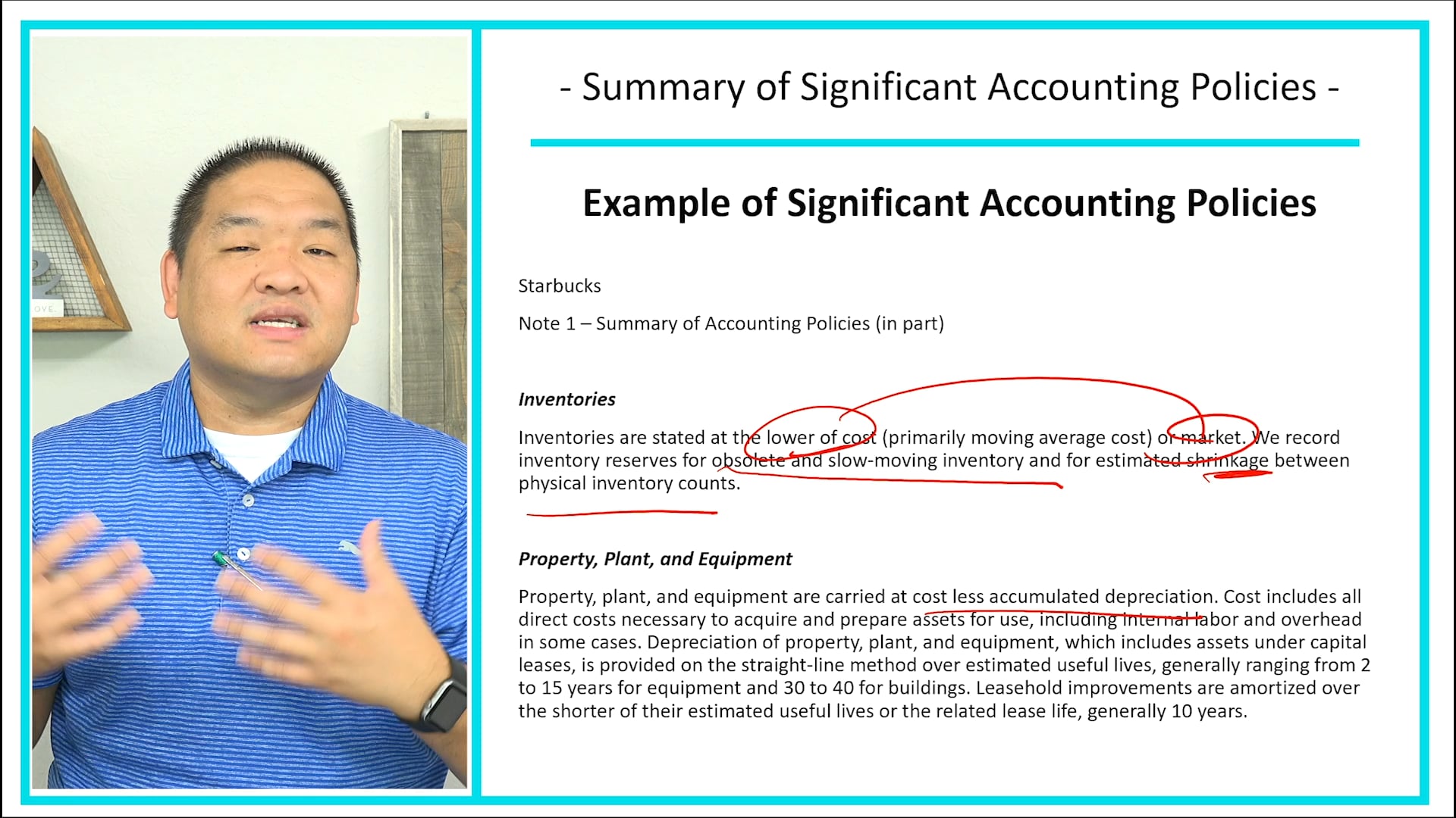 Lesson 3.6 - Summary Of Significant Accounting Policies - Patrick Lee, MSA