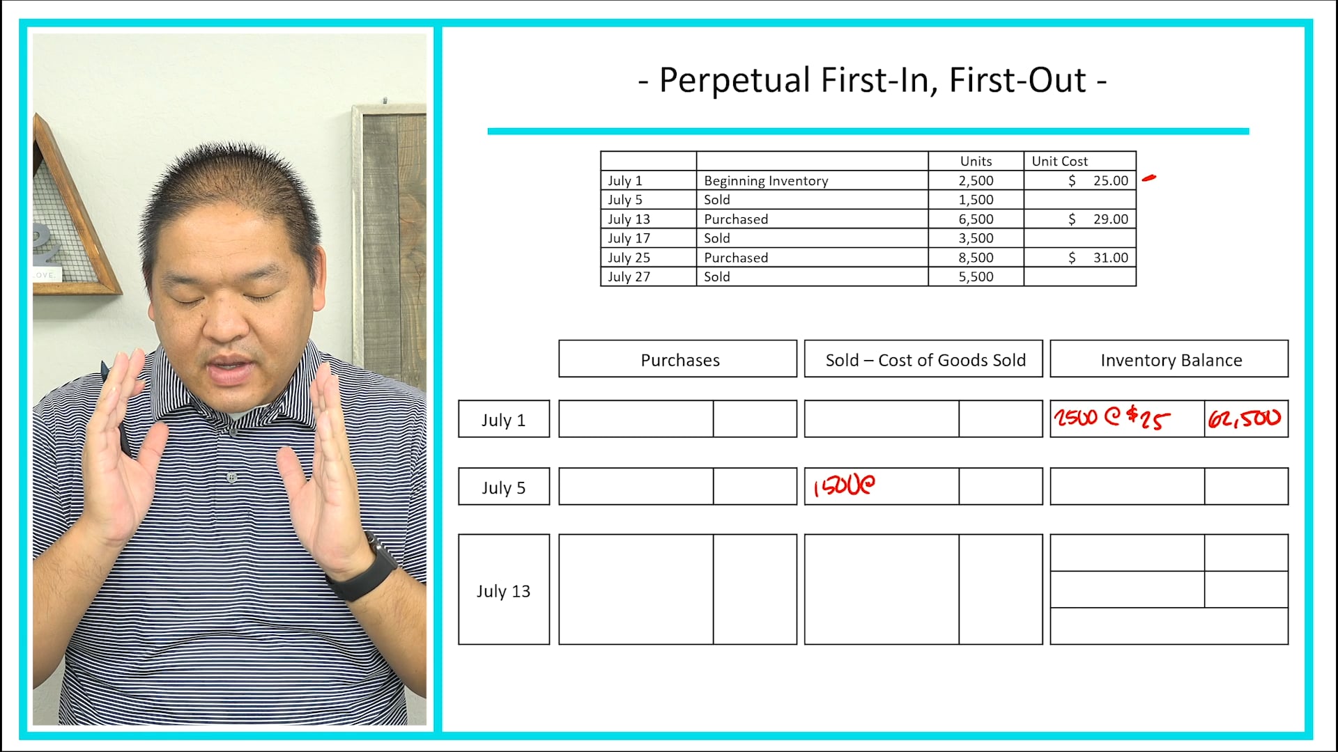 Lesson 8.12 - Perpetual First-In, First-Out