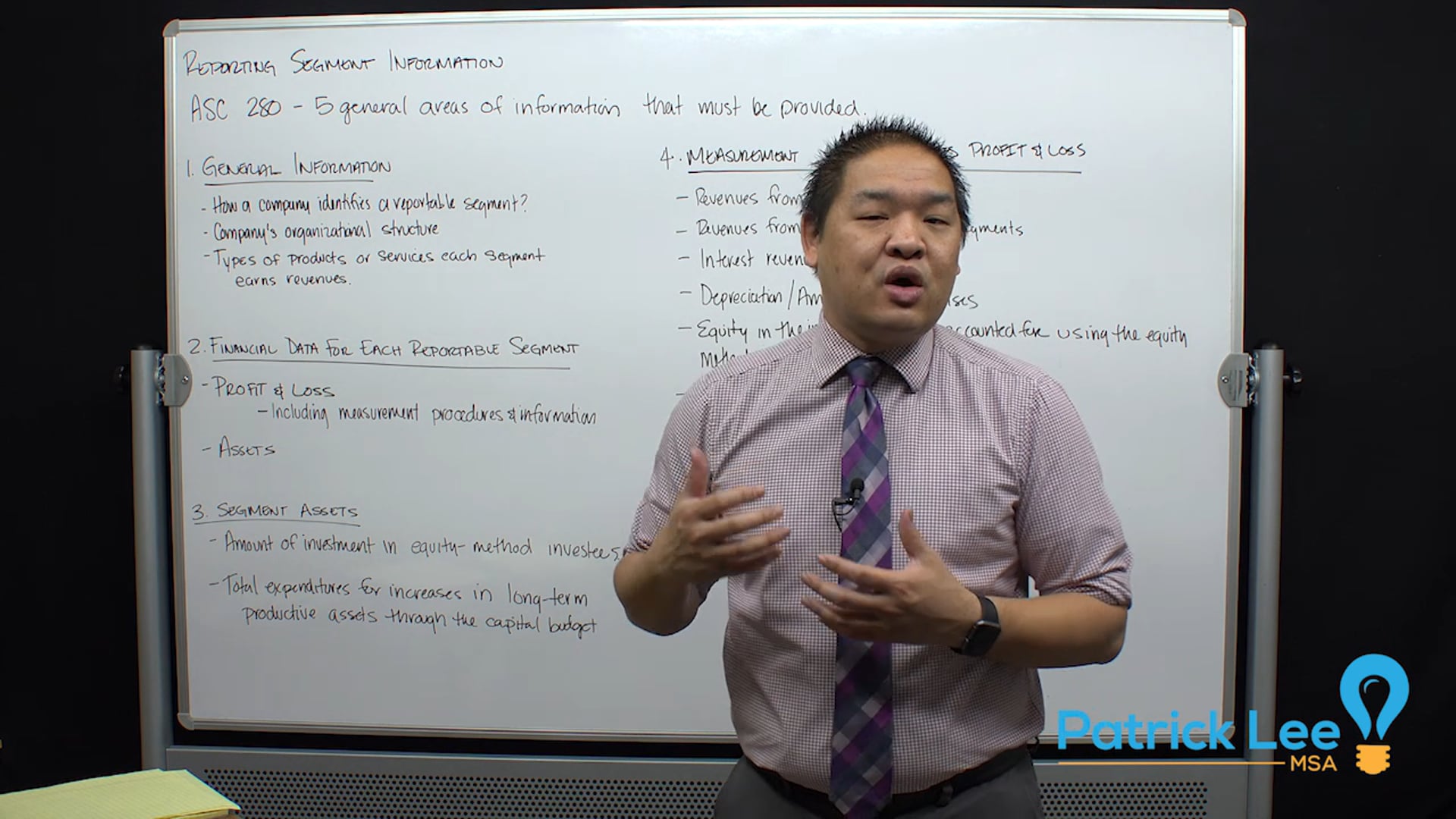 Lesson 9.4 - Reporting Segment Information