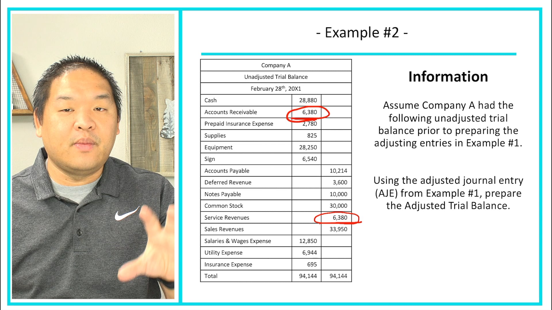 4.16 - Example 2 - Preparing an Adjusting Trial Balance