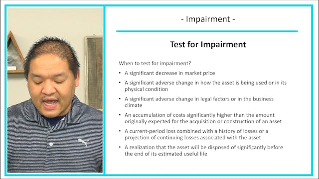 Lesson 11.12 - Impairment of Tangible...