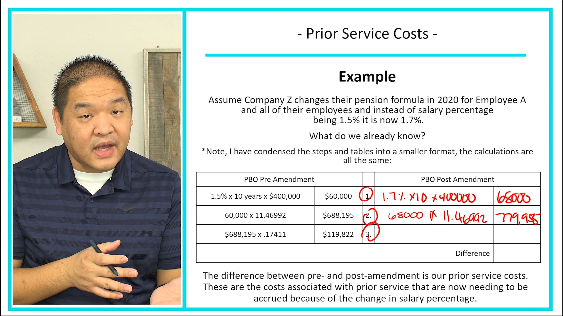 Lesson 17.6 - Prior Service Cost