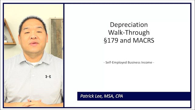 Lesson 6.16 - Depreciation Walk-Throu...