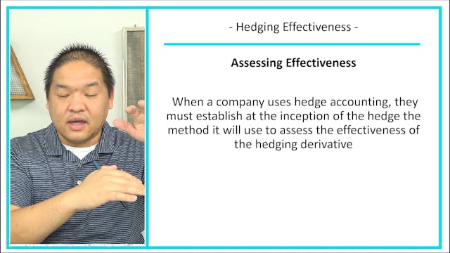 Lesson 22.15 - Hedging Effectiveness