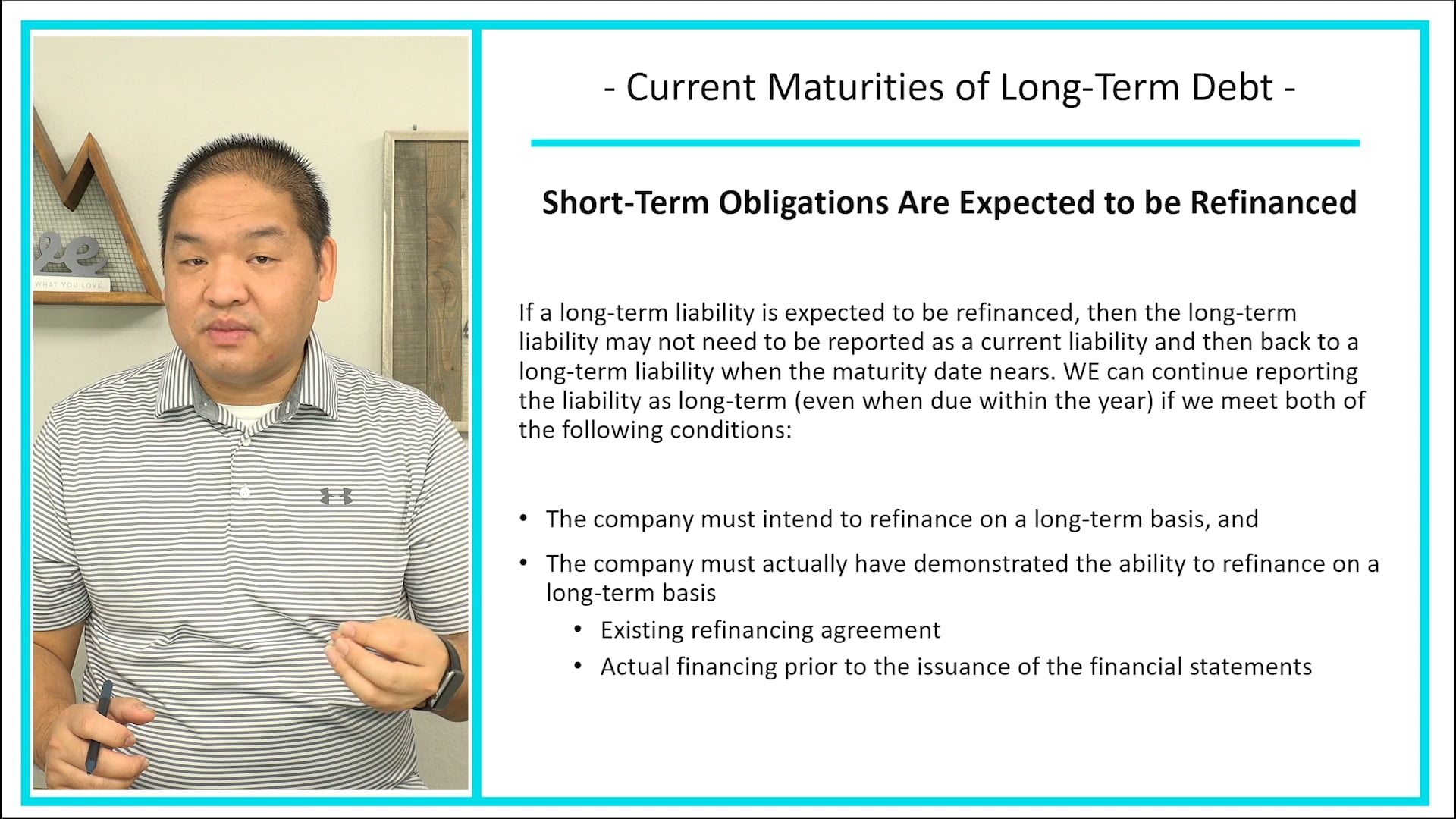 Lesson 13.8 - Current Maturities of Long-Term Debt