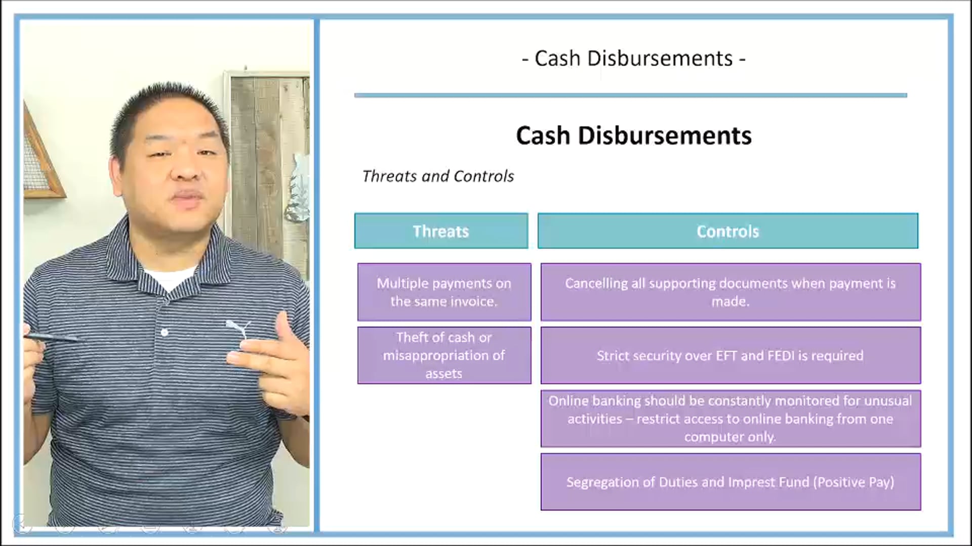 Lesson 12.10 - Cash Disbursements