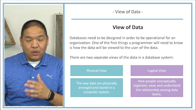 Lesson 4.5 - View of Data