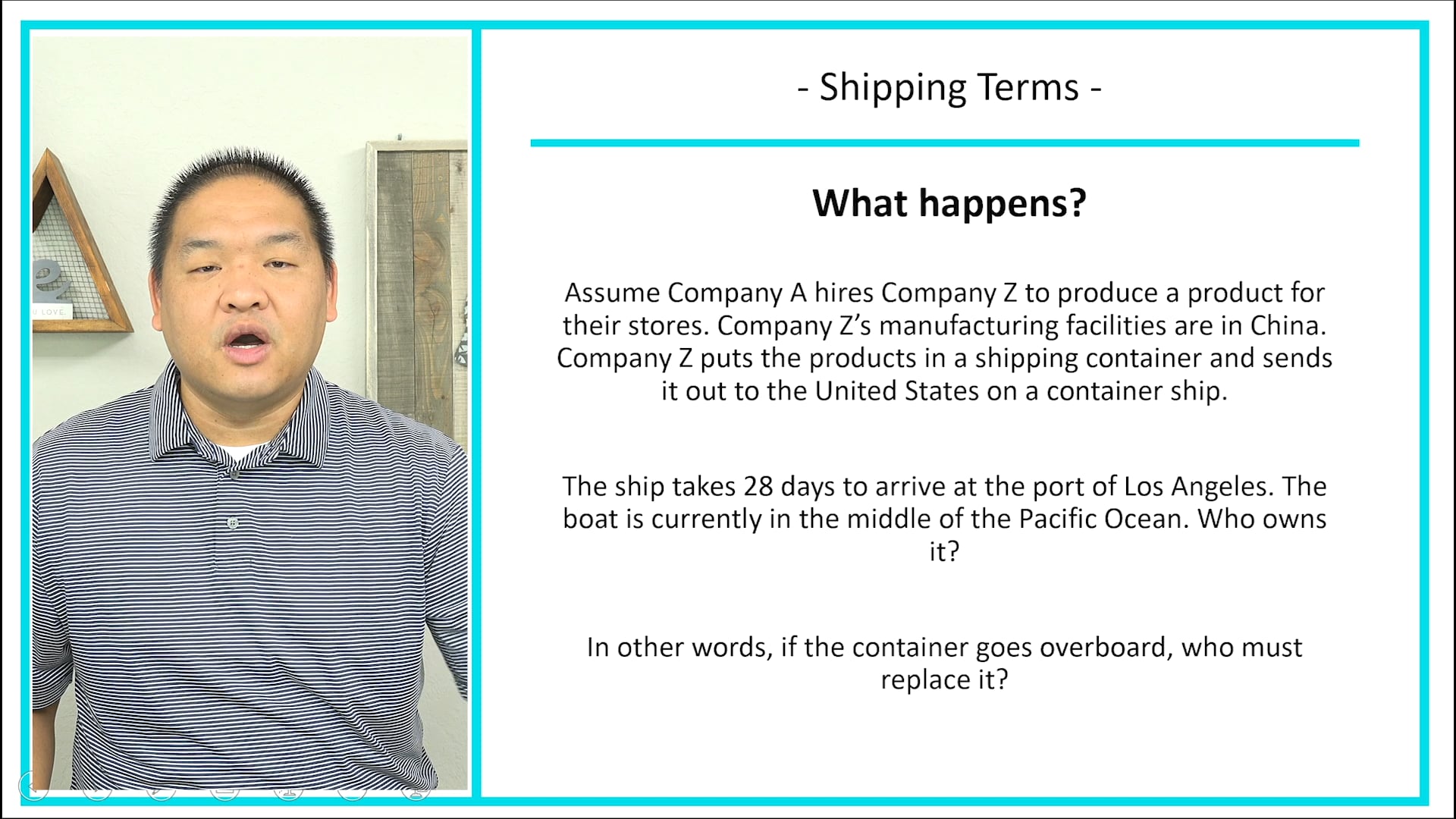 Lesson 8.5 - Shipping Terms