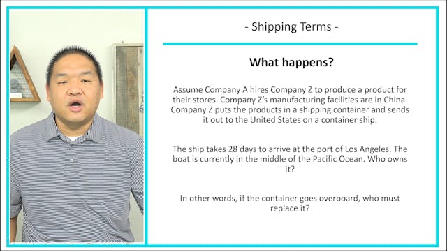 Lesson 8.5 - Shipping Terms