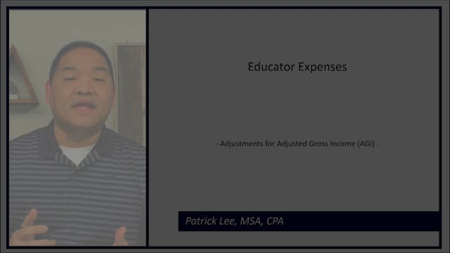 Lesson 4.13 - Educator Expenses