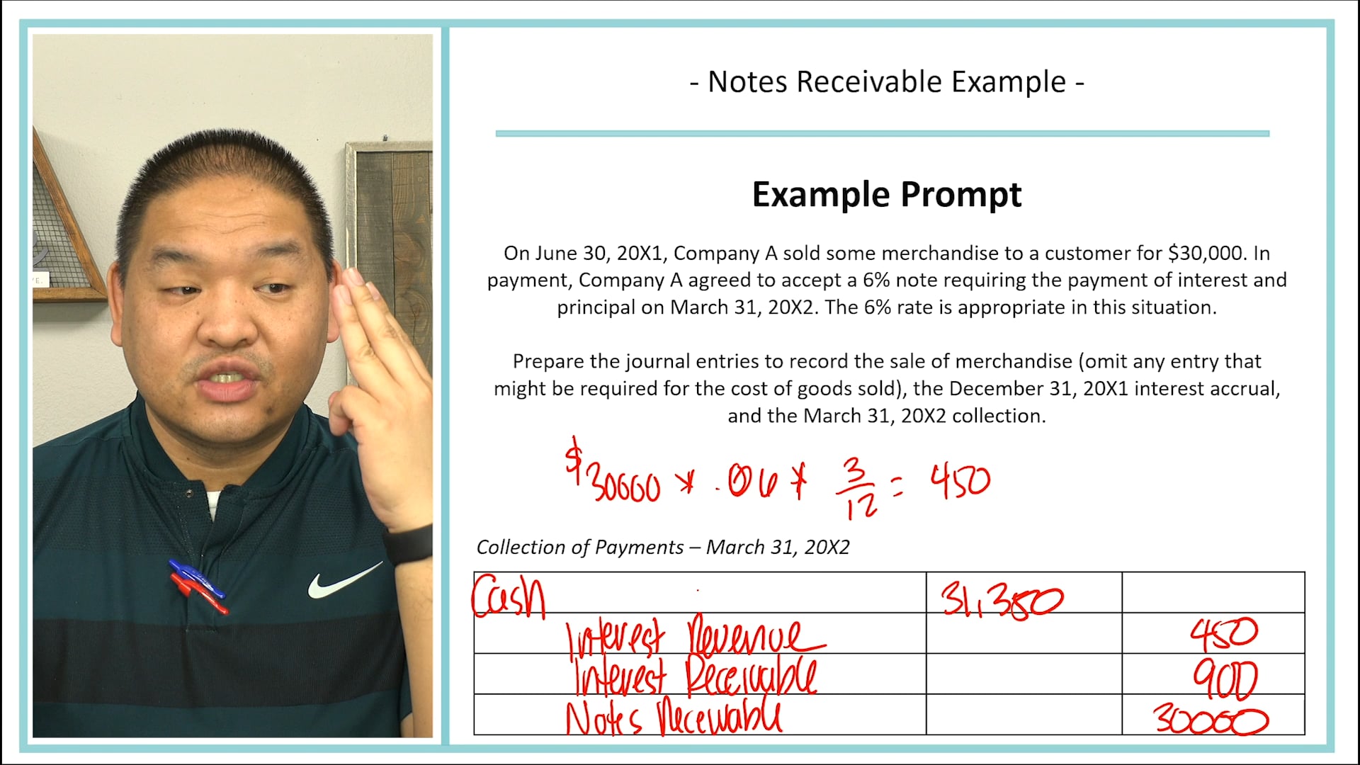 Lesson 7.17 - Notes Receivable Example