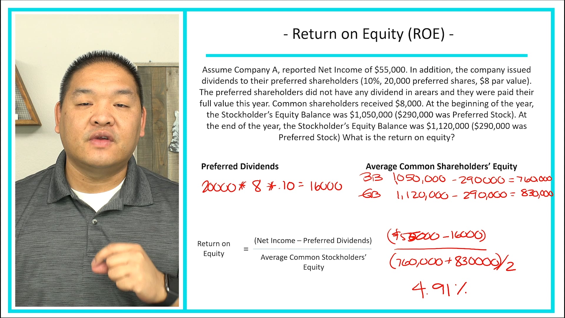 Lesson 11.14 - Ratio Analysis Return on Equity (ROE)
