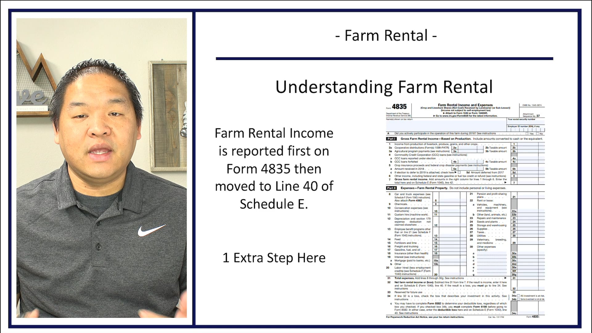 Section 8.3 - Farm Rental Income