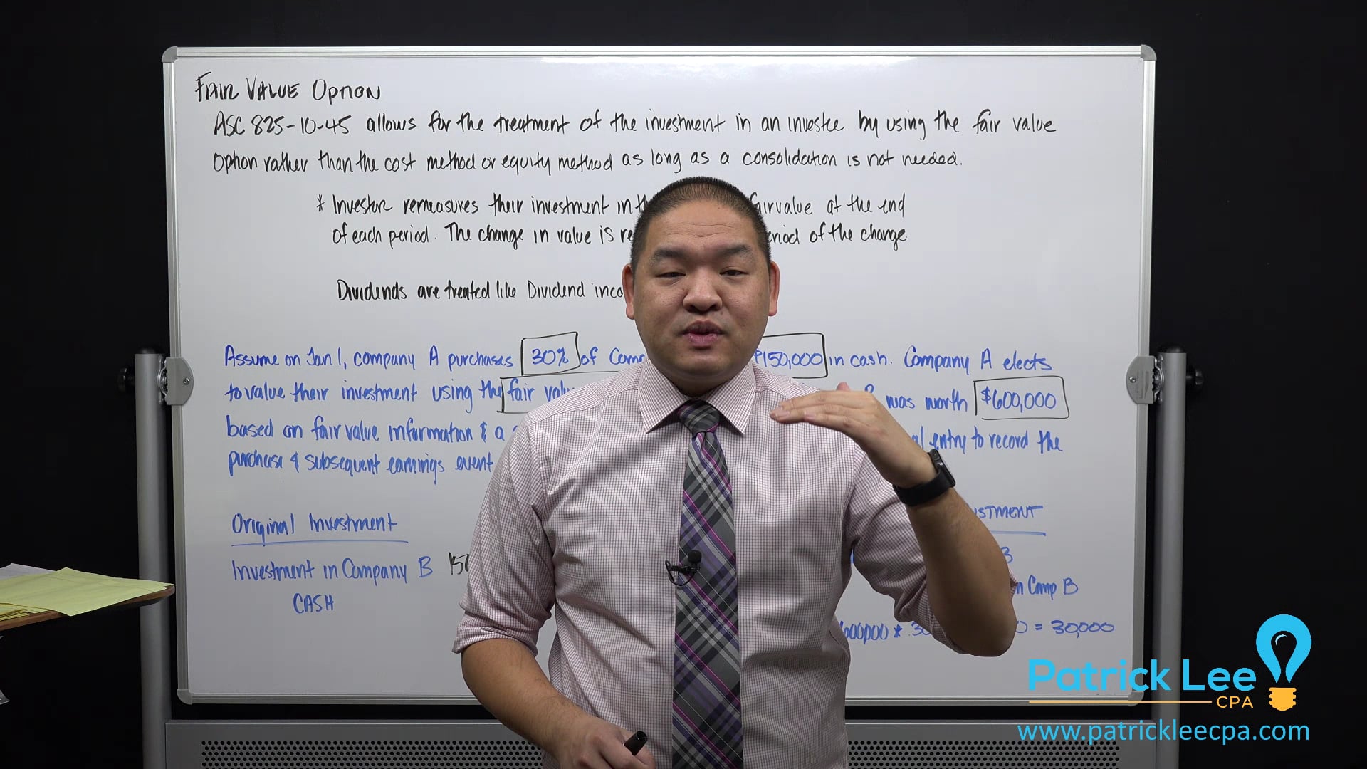 Lesson 2.5 - The Fair Value Option - An Overview