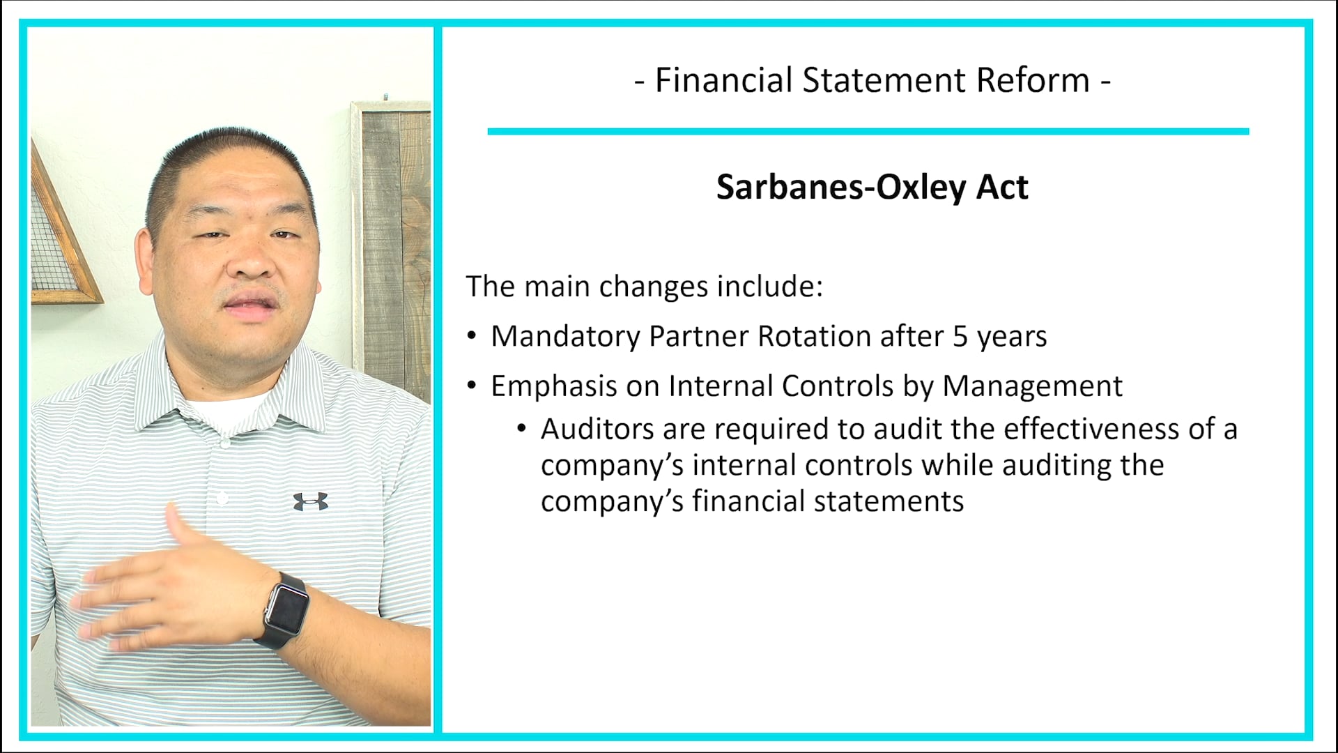 Lesson 1.6 - Financial Statement Reform