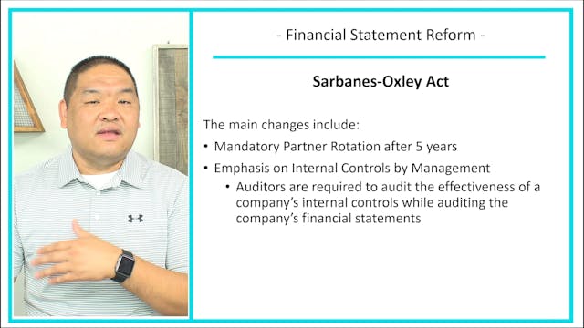 Lesson 1.6 - Financial Statement Reform