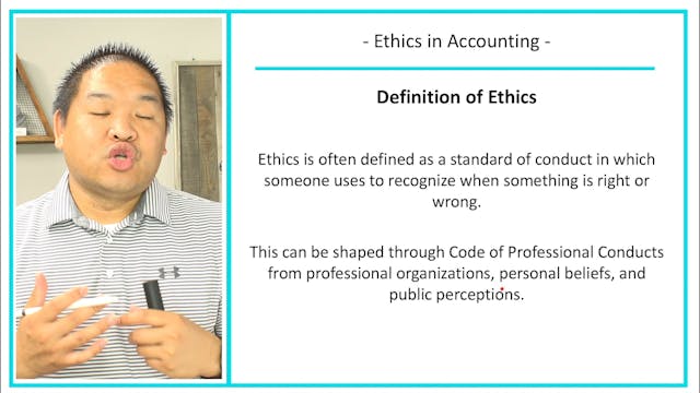 1.12 - Ethics in Accounting