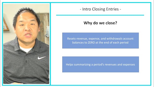 4.12 - Intro to Closing Entries