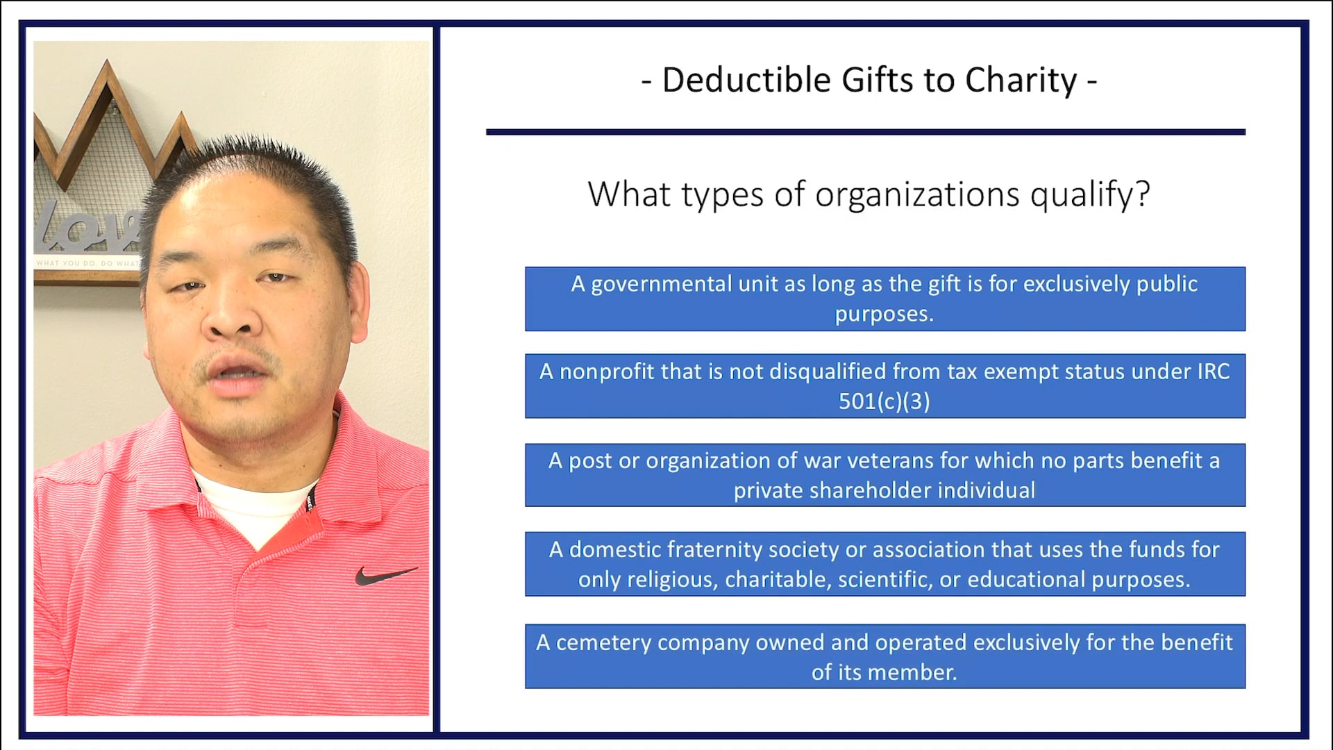 Section 5.5 - Deductible Gifts to Charity