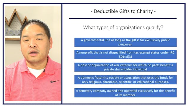 Section 5.5 - Deductible Gifts to Cha...