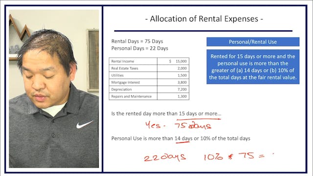 Section 8.5 - Allocation of Rental Ex...