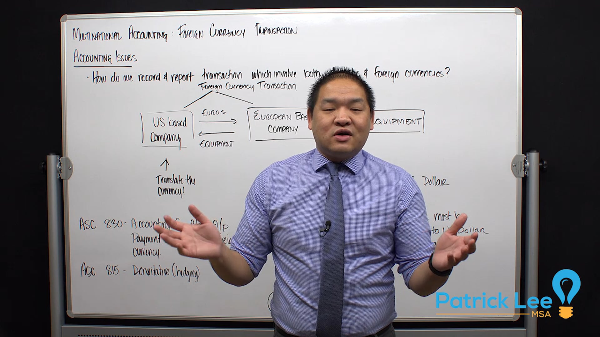 Lesson 8.1 - Multinational Accounting - Foreign Currency Transaction