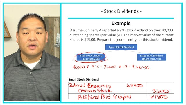 Lesson 11.8 - Stock Dividends