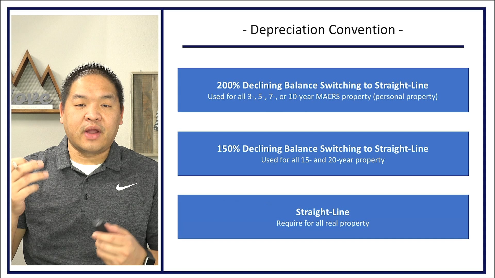 Section 6.11 - Depreciation Method
