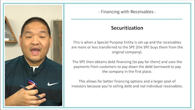 Lesson 7.20 - Financing with Receivables