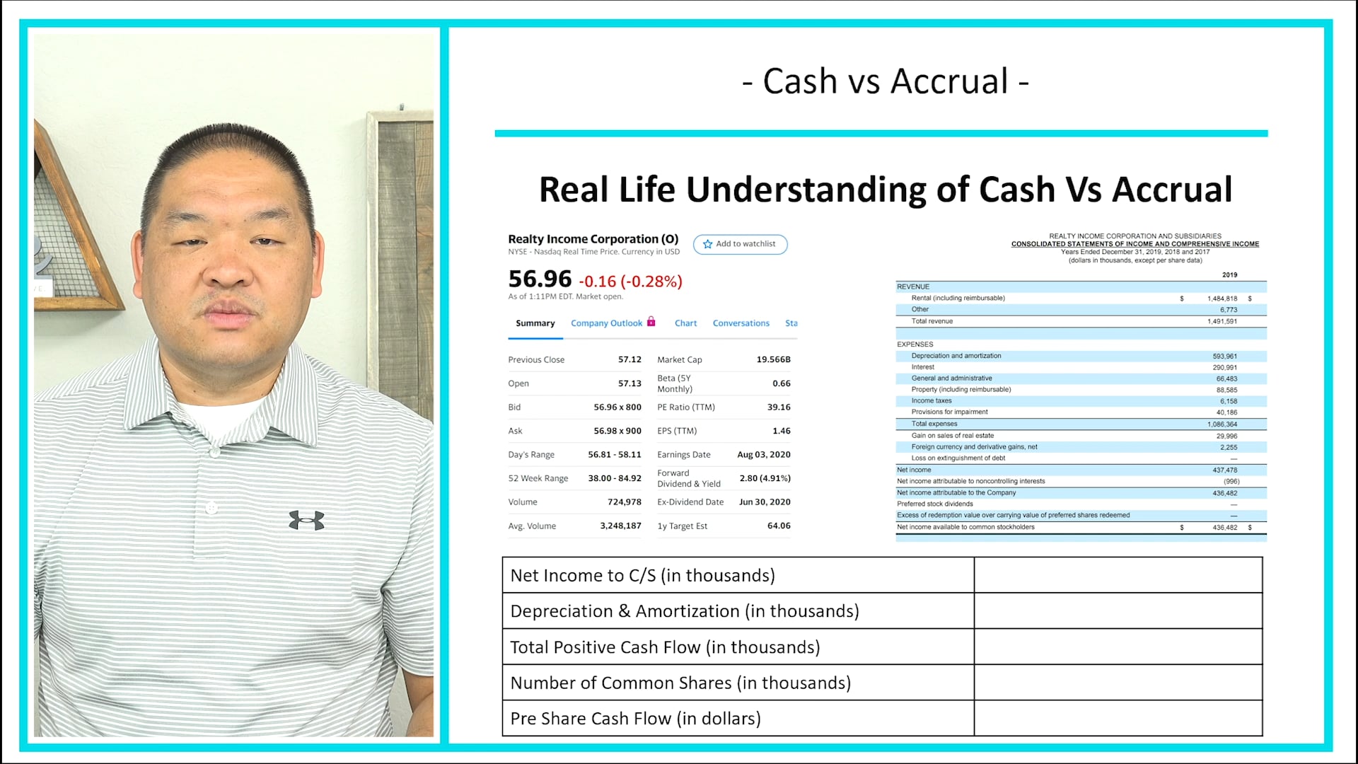 Lesson 1.4 - Accrual vs Cash