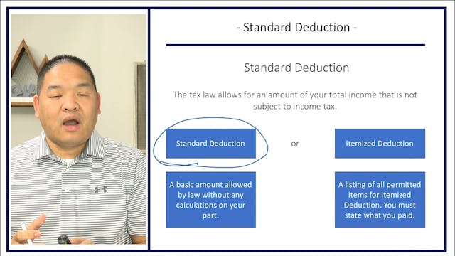 Section 2.8 - Standard Deduction