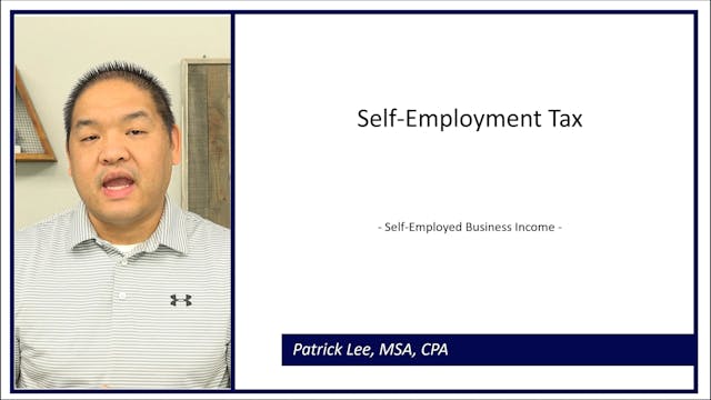 Lesson 6.23 - Self-Employment Tax