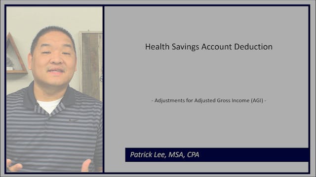 Lesson 4.6 - Health Savings Account D...