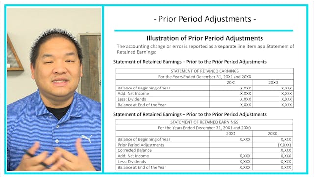 Lesson 20.5 - Prior Period Adjustments