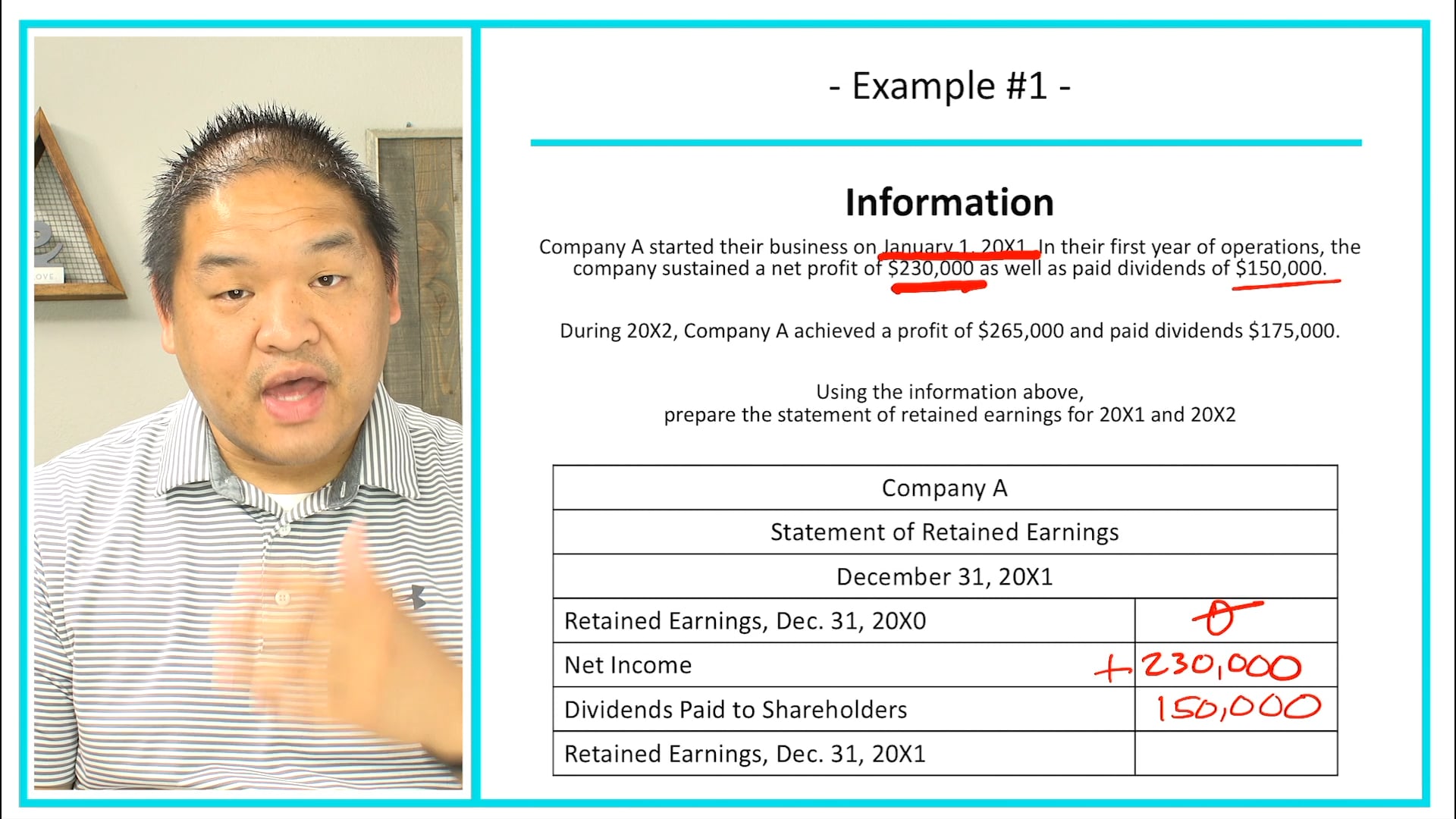 1.13 - Example 1 - Preparing the Statement of Retained Earnings