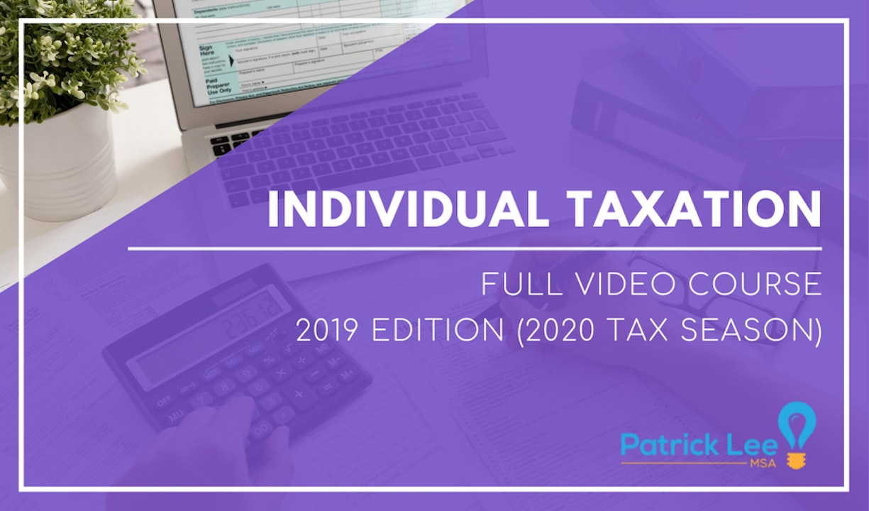 Personal Income Taxation - 2019 Edition (2020 Tax Season)
