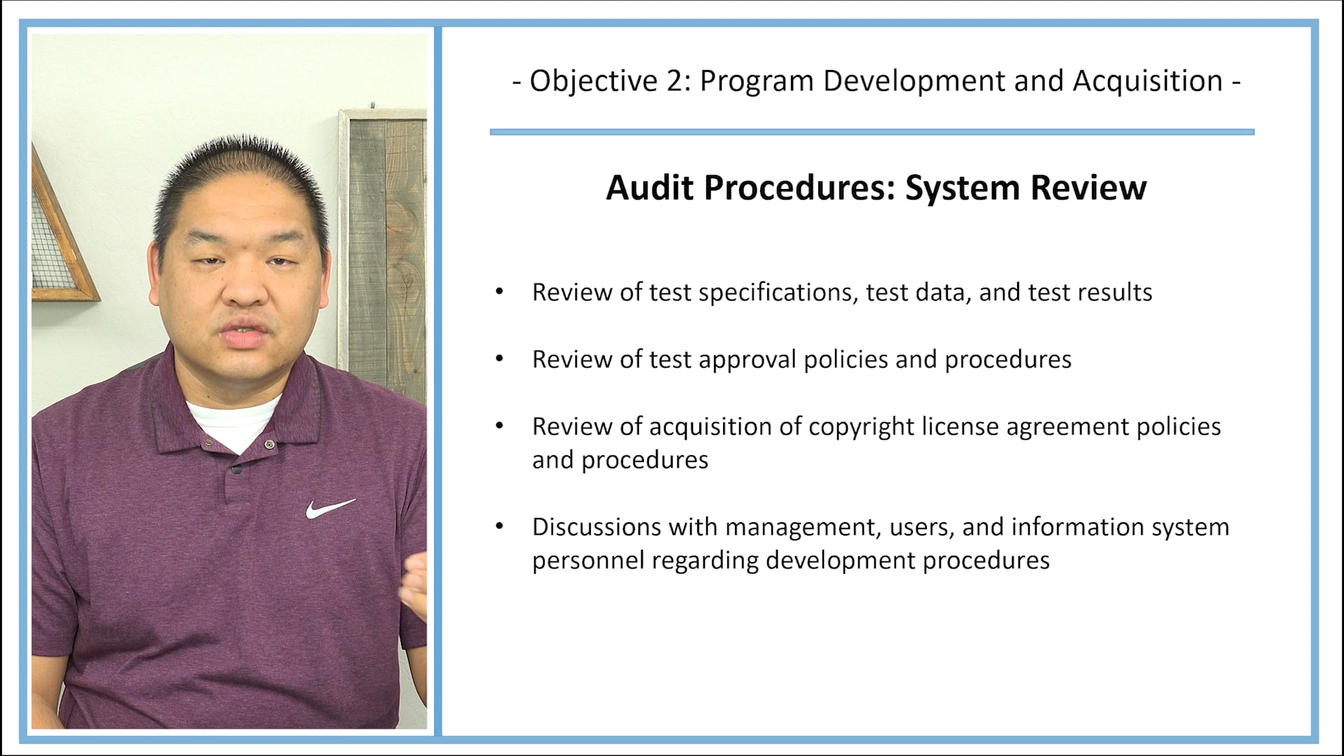 Lesson 10.10 - Objective 2 - Program Development and Acquisition