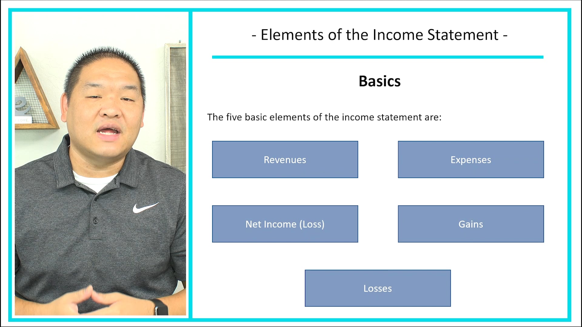 Lesson 4.3 - Elements of the Income Statement