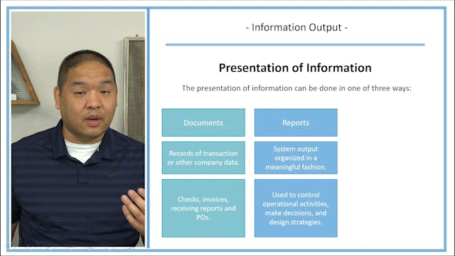 Lesson 2.7 - Information Output