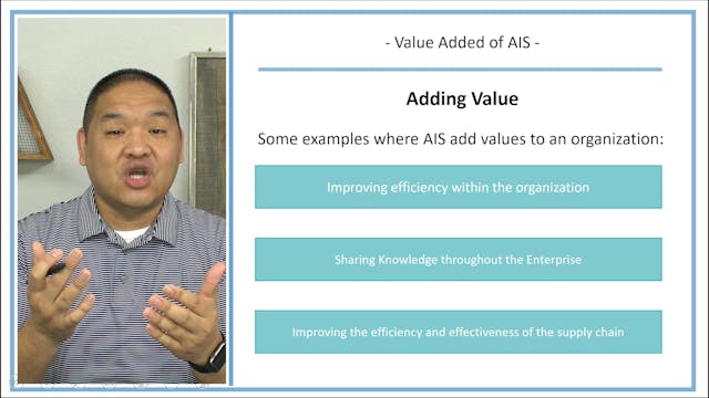 Lesson 1.8 - Value Added by AIS