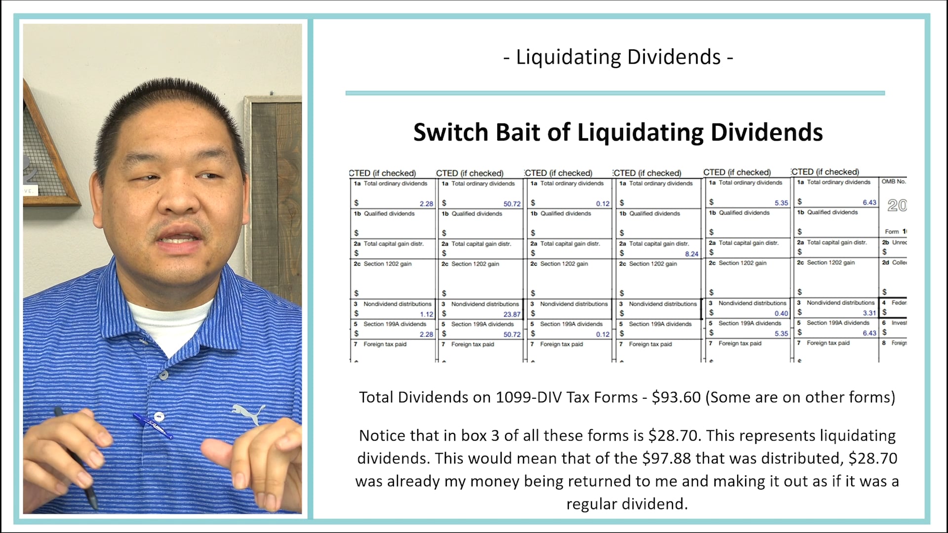 Lesson 18.13 - Liquidating Dividend