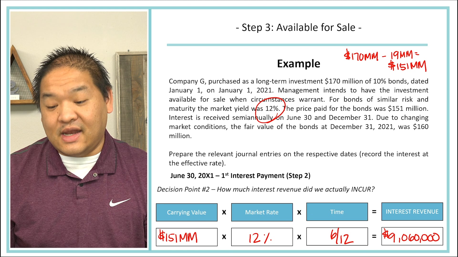 Lesson 12.7 - Debt Investment Classified as Available for Sale