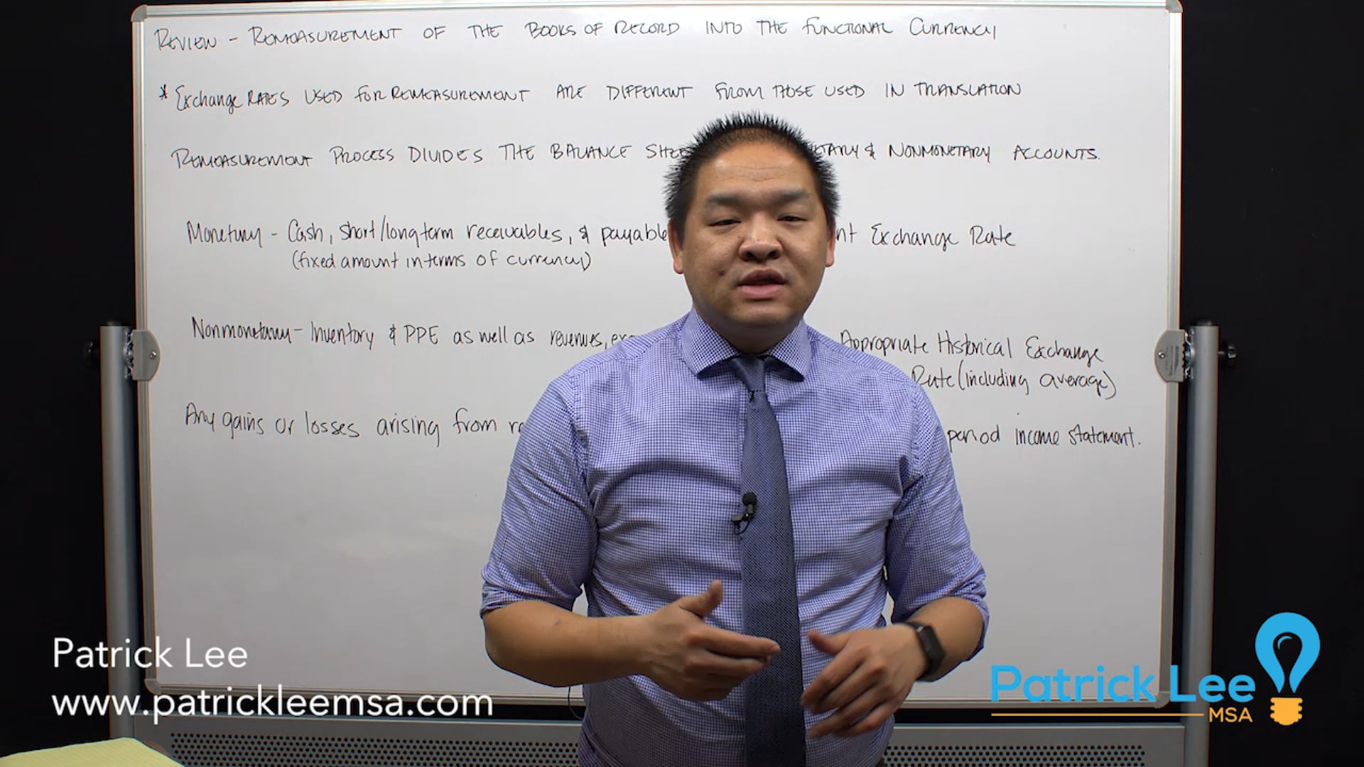 Lesson 8.19 - Review - Remeasurement of the Books of Records into the Functional Currency