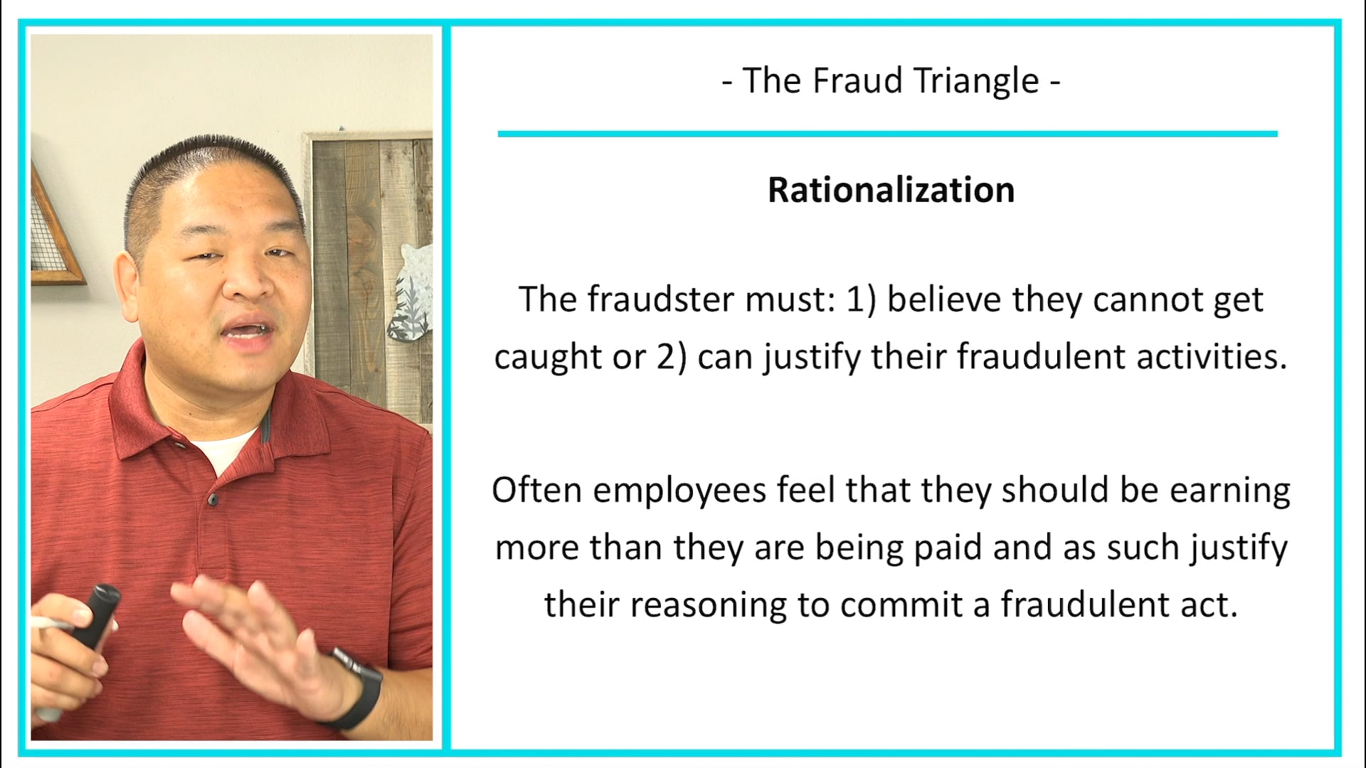 Lesson 5.2 - The Fraud Triangle