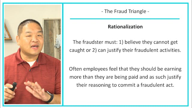 Lesson 5.2 - The Fraud Triangle