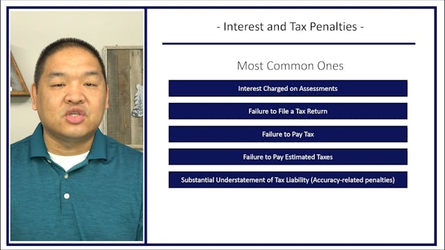 Section 2.11 - Interest and Penalties