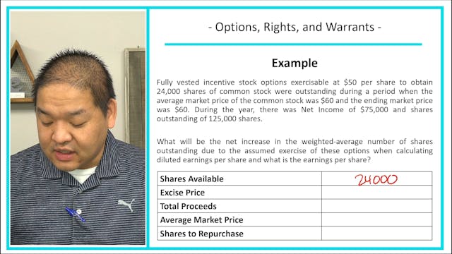 Lesson 19.17 - Options, Rights, and W...