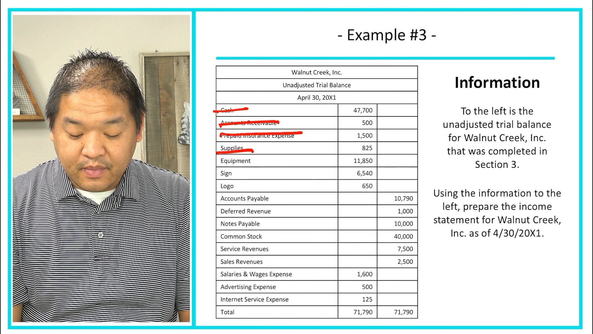 3.15 - Example 3 - Preparing an Income Statement